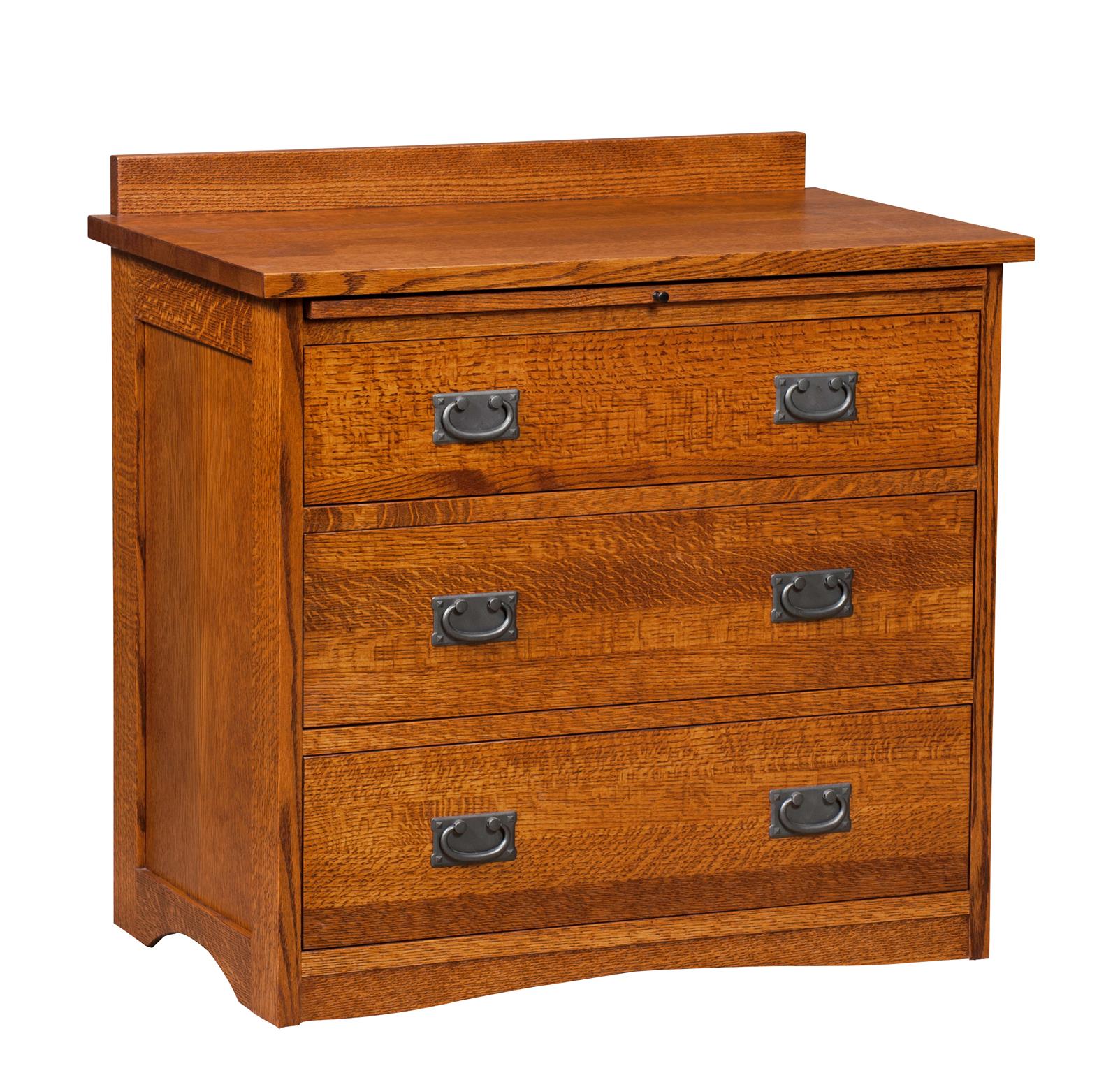 Amish Bungalow 3 Drawer Nightstand-image