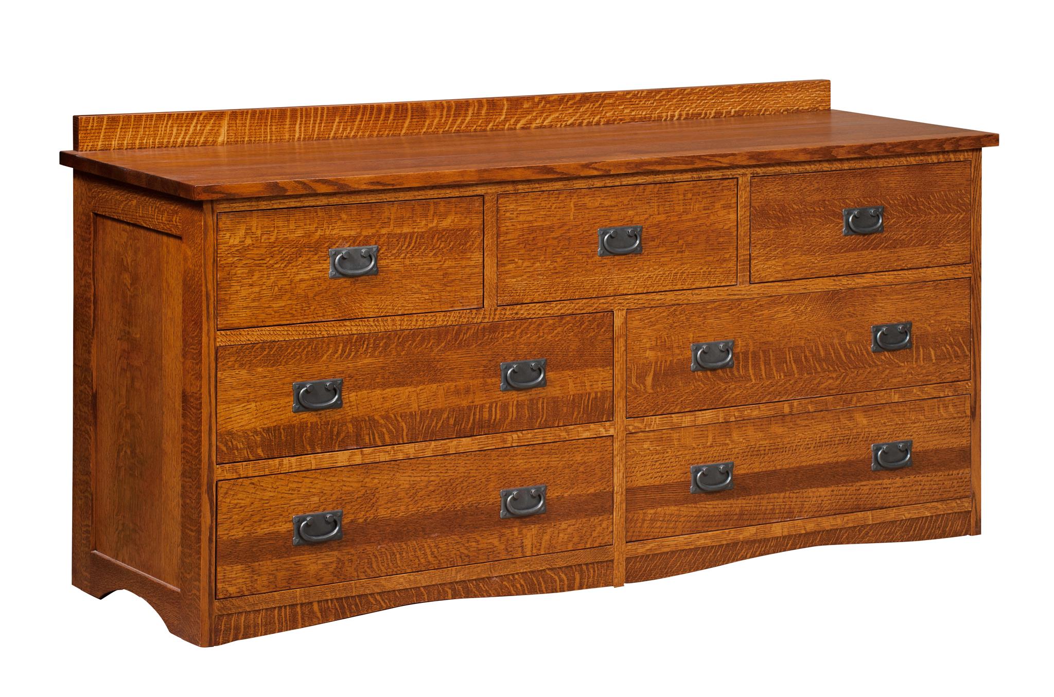 Amish Bungalow 7 Drawer Dresser-image