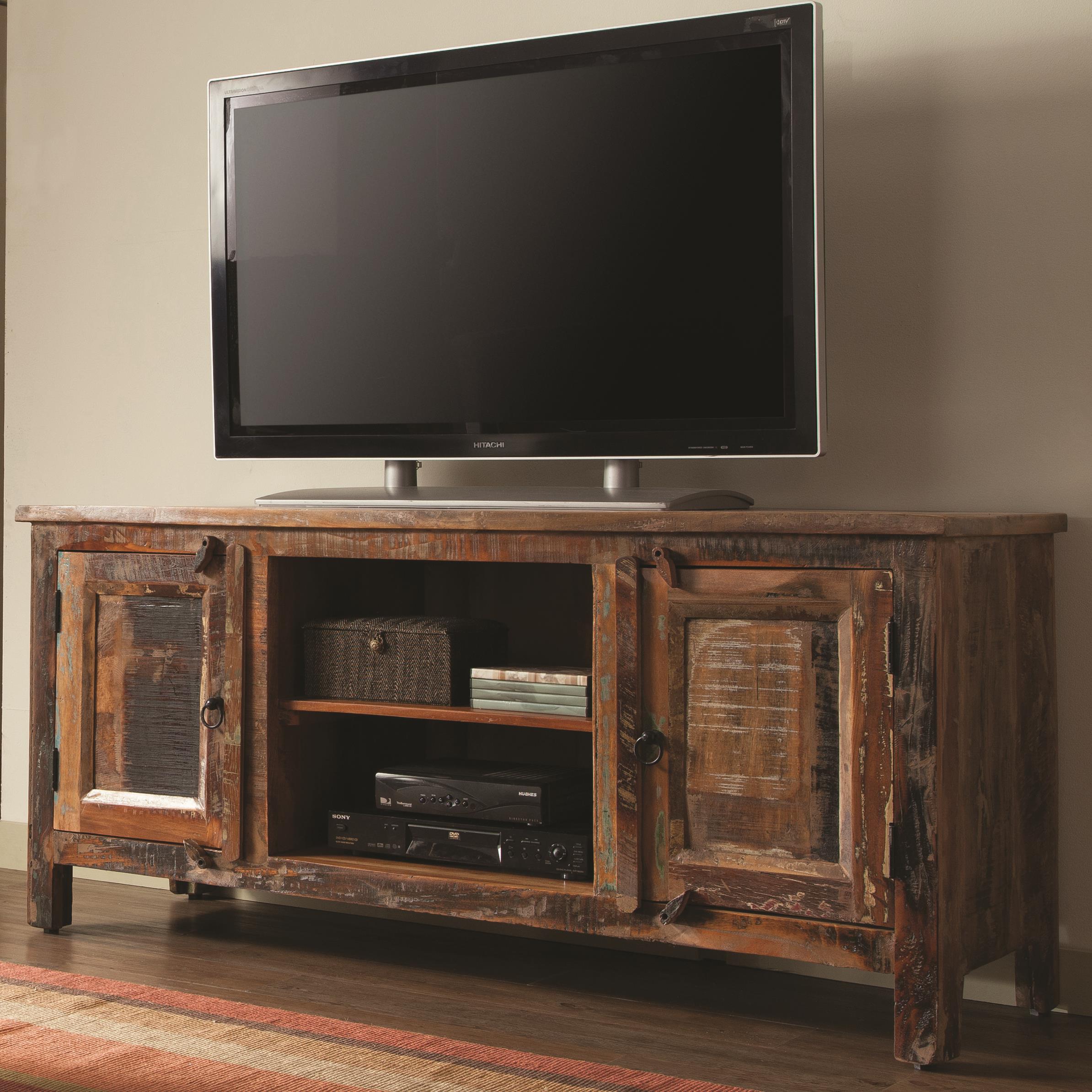 Reclaimed Wood TV Stand-image