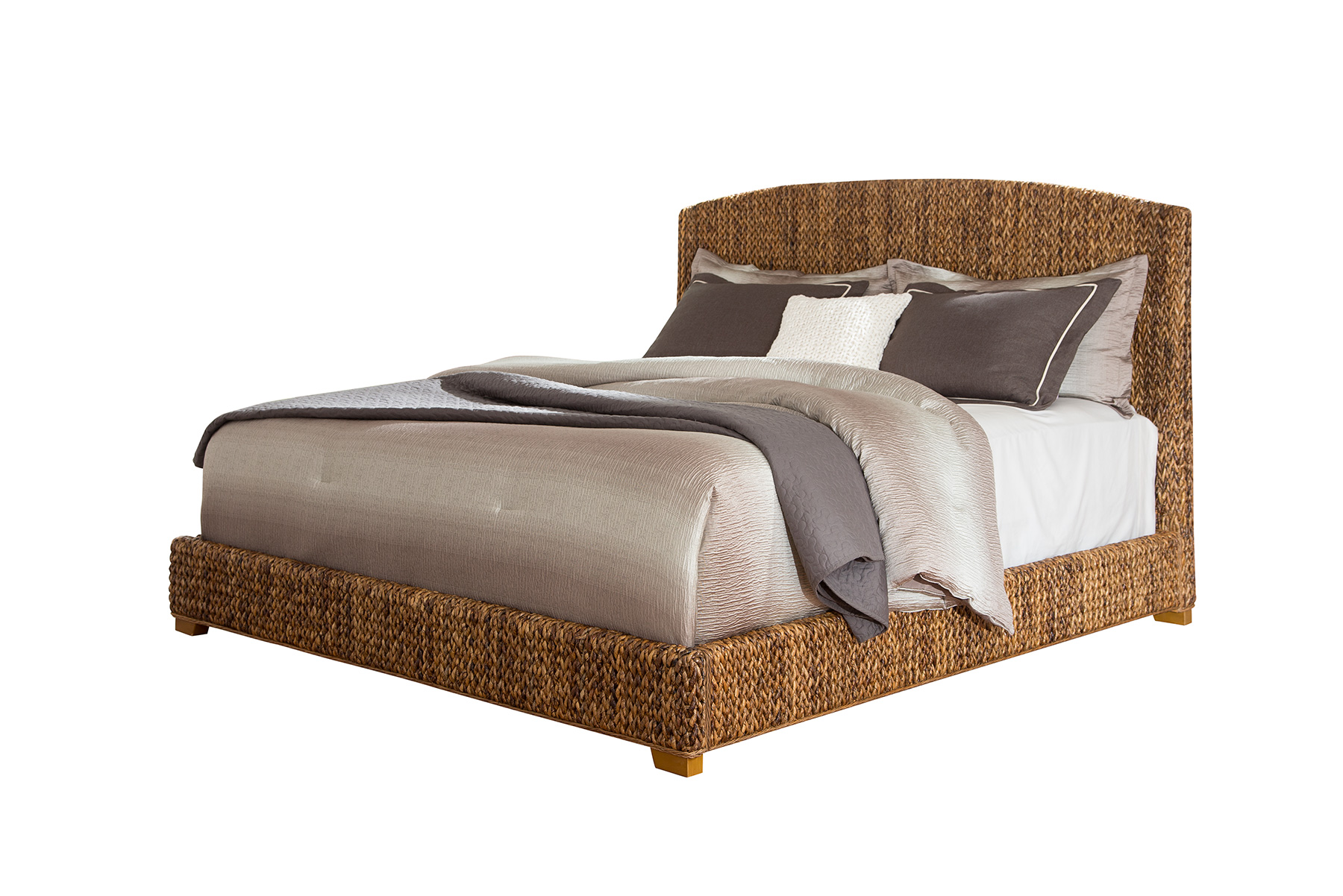 Laughton Woven Banana Leaf Bed-image