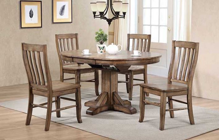 Carmel Pedestal Table With Butterfly Leaf-image
