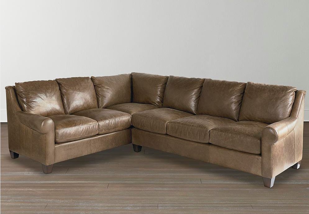 American Casual Custom Leather Sectional-image