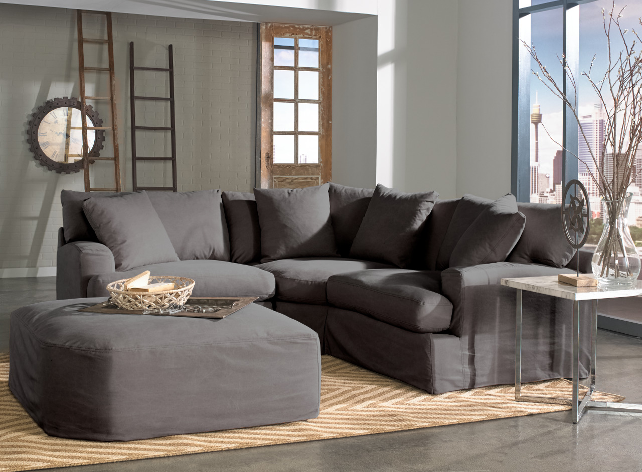 Malibu Slipcover Sectional-image