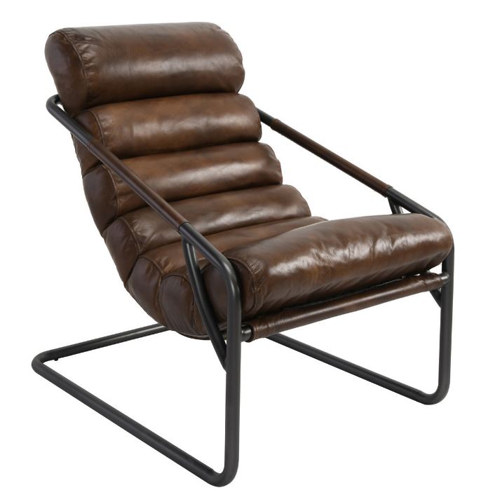 Jackson Leather Accent Chair-image