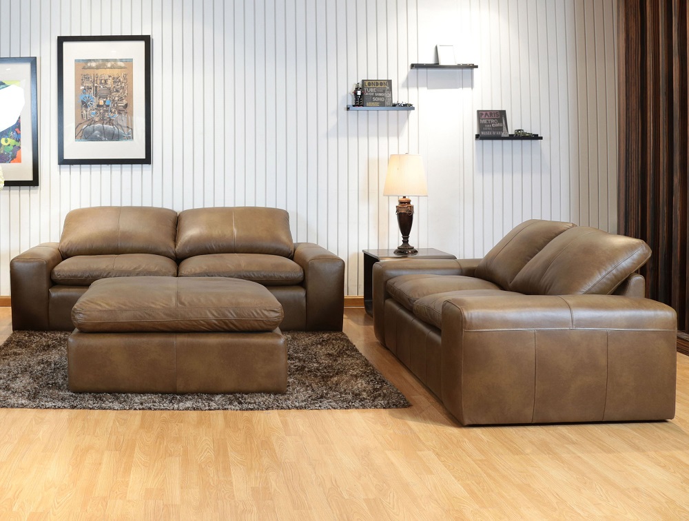 Todd Leather Sofa Group-image
