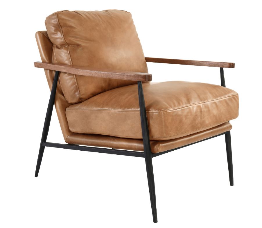 Christopher Leather Club Chair-image