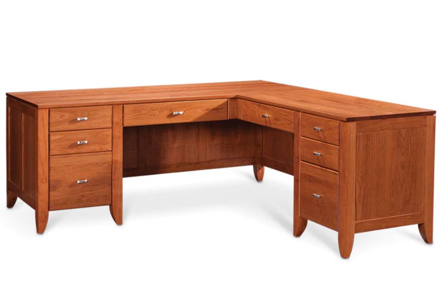 Justine L-Shape Desk by Simply Amish-image