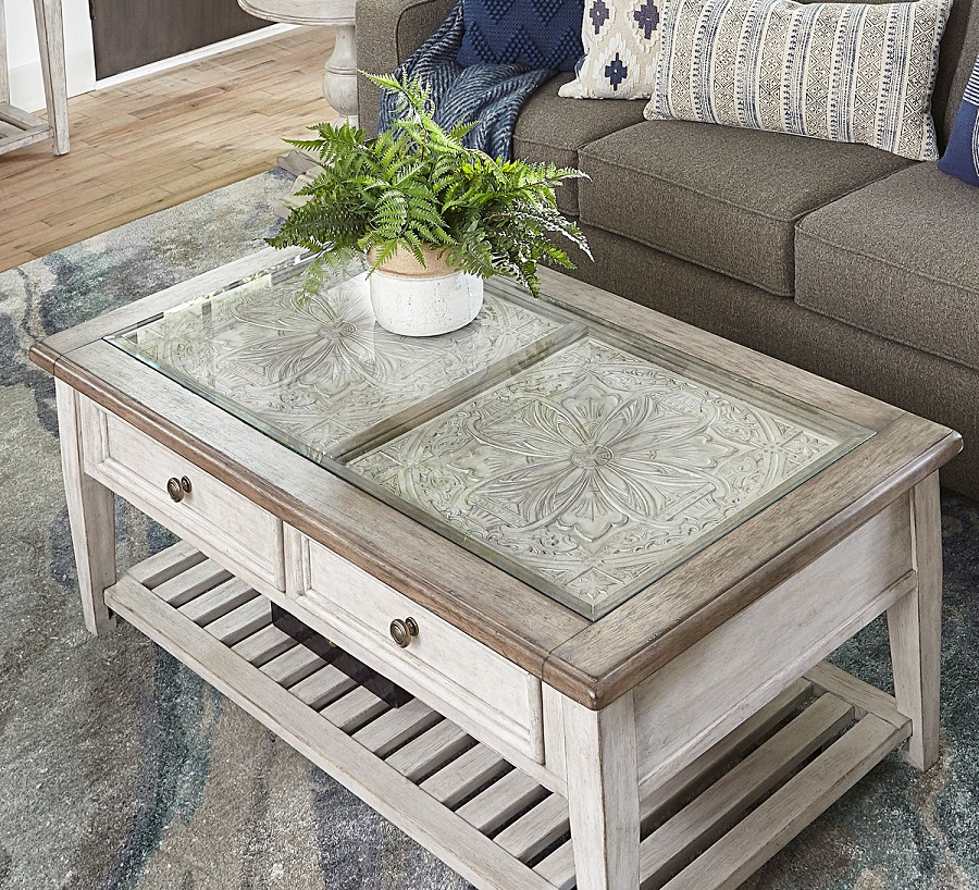 Heartland Ceiling Tile Cocktail Table-image