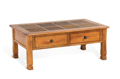 Sedona Coffee Table with Slate Top-image