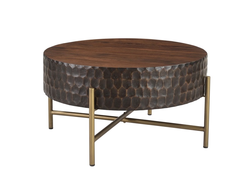 Santa Cruz 34" Round Coffee Table-image