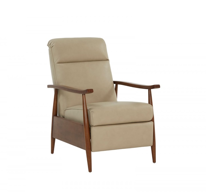 Hampton Manual Leather Recliner-image